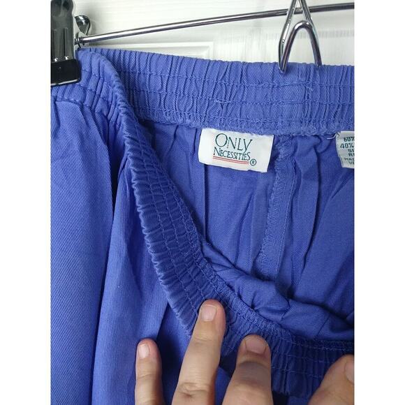 $ Only Necessities Women 20T Periwinkle Elastic waist Pullon Pocket Pants - Picture 7 of 10